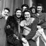 Mildred Olsen, Dorothy Liebert, Evelyn Burke, Eddie, Eleanor Cowan, Elizabeth Cordo - Jan 5, 1943