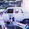 Luci, Suzanne, Gerda at Oceanport house, 1970